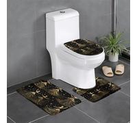 YYHWHJDE Set di 3 tappetini antiscivolo da donna, motivo schiaccianoci, balletto, danza natalizia, stampe da bagno per il massimo comfort, bagno principale
