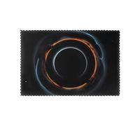 YYHWHJDE Set di 6 tovagliette con stampa misteriosa cosmica con buchi neri per tavolo da pranzo, per hotel, case e banchetti come decorazioni decorative da tavolo, belle e resistenti