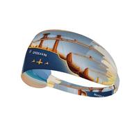 YYHWHJDE Ship Ocean - Fascia elastica estiva da donna, a prova di sudore, con immagine