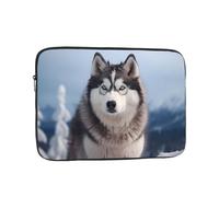YYHWHJDE Siberian Husky Picture Custodia portatile antiurto per laptop da 13 pollici per uomini e donne viaggi d'affari, scuola e ufficio uso quotidiano