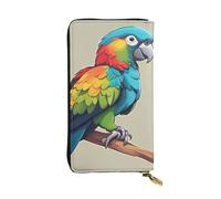 YYHWHJDE Simpatico portafoglio pochette lunga in pelle con motivo Cockatiel Progettato per ragazze e donne alla moda elegante e personalizzato 19 x 10,5 cm, nero, taglia unica, Nero , Taglia unica