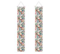 YYHWHJDE Simpatico striscione per portico di laurea con stampa di tigre bianca, robusto, durevole, lavabile e riutilizzabile, decorazione per feste, cerimonie, porte d'ingresso