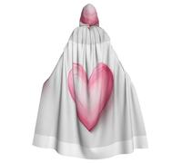 YYHWHJDE Sketch Love Heart Pattern Halloween adulto mantello con cappuccio - mantello con cappuccio super grande senza cerniera
