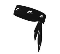 YYHWHJDE Snow Fox Under the Cloud, foulard sportivo double-face, asciugatura rapida, traspirante, per donne, ragazze e uomini