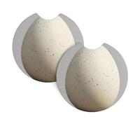 YYHWHJDE Sottobicchieri a tinta unita con immagine di uova, confezione da 2, resistenti e impermeabili, per protezione interna e decorazione dell'auto