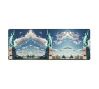 YYHWHJDE Statua della Libertà Immagine Extra Large Mouse pad, Computer Ufficio Anti Slip Gaming Tastiera Ispessita Versione 30,5 x 80 cm