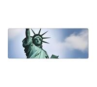 YYHWHJDE Statua della Libertà in NYC Stampe Extra Large Mouse pad Computer Ufficio Tastiera Gaming Versione Ispessita 30,5 x 80 cm