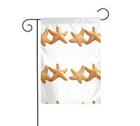 YYHWHJDE Stelle marine gemelle stampe bandiera giardino cortile decorazione 30,5 x 45,7 cm per giardino terrazza balcone
