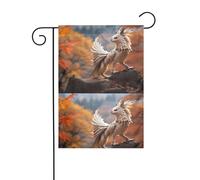 YYHWHJDE Strange Beasts Picture Garden pennone esterno decorazione cortile su entrambi i lati 30,5 x 45,7 cm