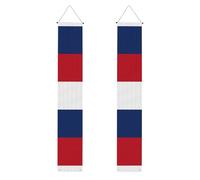 YYHWHJDE Striscione per portico di laurea con bandiera olandese, robusto, durevole, lavabile e riutilizzabile, decorazione per feste, cerimonie, porte d'ingresso