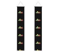 YYHWHJDE Striscione per portico di laurea con stampa di colline colorate, robusto, durevole, lavabile e riutilizzabile, decorazione per feste, cerimonie, porte d'ingresso