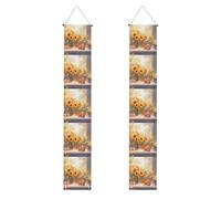 YYHWHJDE Striscione per portico di laurea con stampa di girasoli sotto il davanzale della finestra, robusto, durevole, lavabile e riutilizzabile, decorazione di laurea per feste, cerimonie, porte