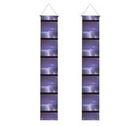 YYHWHJDE Striscione per portico di laurea con stampa tempesta di fulmini, robusto, durevole, lavabile e riutilizzabile, decorazione di laurea per feste, cerimonie, porte d'ingresso