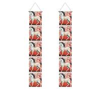 YYHWHJDE Striscione per portico di laurea con stampe di alberi in fiore sul davanti, robusto, durevole, lavabile e riutilizzabile, decorazione di laurea per feste, cerimonie, porte d'ingresso