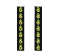 YYHWHJDE Striscione per portico di laurea con stampe di avocado di alta qualità, robusto, durevole, lavabile e riutilizzabile, decorazione per laurea 30,5 x 180 cm
