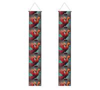 YYHWHJDE Striscione per portico di laurea con stampe di fenici, robusto, durevole, lavabile e riutilizzabile, decorazione per laurea 30,5 x 180 cm