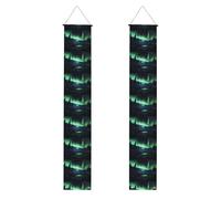 YYHWHJDE Striscione per portico di laurea con stampe Northern Lights, robusto, durevole, lavabile e riutilizzabile, decorazione per feste, cerimonie, porte d'ingresso
