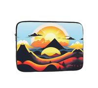 YYHWHJDE Sunrise Mountain Picture Custodia portatile antiurto per laptop da 15 pollici per uomini e donne viaggi d'affari, scuola e ufficio uso quotidiano