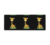 YYHWHJDE Super Cute Baby Giraffe Picture Extra Large Mouse Pad, Computer Ufficio Antiscivolo Tastiera Gaming Versione Ispessita 30,5 x 80 cm