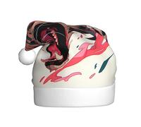 YYHWHJDE Super feroce leopardo stampa cappello di Natale durevole per adulti per Halloween, Natale, Capodanno
