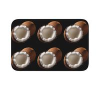 YYHWHJDE Sweet and delicious Coconut Picture Tappetino antiscivolo e ispessito adatto per bagni, camere da letto, tappetini lavabili 40,6 x 61 cm