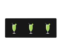 YYHWHJDE Sweet and Sour Kiwi Juice Picture Extra Large Mouse pad, Computer Office Anti Slip Gaming Keyboard Versione ispessita 30,5 x 80 cm