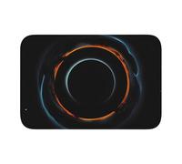 YYHWHJDE Tappetino antiscivolo e ispessito con motivo misterioso cosmico con fori neri, adatto per bagni, camere da letto, tappetini lavabili 40,6 x 61 cm
