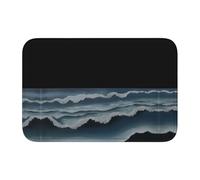 YYHWHJDE Tappetino antiscivolo ispessito Le infinite stampe marine antiscivolo, facile da pulire, durevole, resistente allo sbiadimento, perfetto per bagno 60 x 40 cm