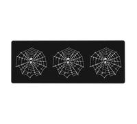 YYHWHJDE Tappetino per mouse extra large con motivo ragno Weaving The Weaving, tastiera da gioco antiscivolo per computer, ufficio, versione ispessita, 30,5 x 80 cm
