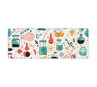 YYHWHJDE Tappetino per mouse extra large con stampa chimica, tastiera da gioco antiscivolo per computer, ufficio, versione ispessita, 30,5 x 80 cm