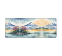 YYHWHJDE Tappetino per mouse extra large con stampa del Monte Fuji, 30,5 x 80 cm, per l'apprendimento del gioco in ufficio