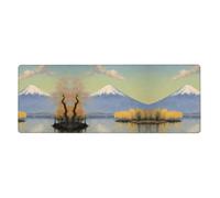 YYHWHJDE Tappetino per mouse extra large con stampa del Monte Fuji in The Distance 30,5 x 80 cm per l'apprendimento del gioco in ufficio