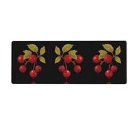 YYHWHJDE Tappetino per mouse extra large con stampa di biancospino rosso, 30,5 x 80 cm, per l'apprendimento del gioco in ufficio