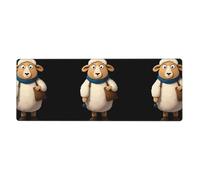 YYHWHJDE Tappetino per mouse extra large con stampa di pecore con zaino per computer tastiera da gioco per ufficio versione ispessita 30,5 x 80 cm