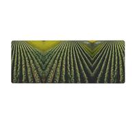 YYHWHJDE Tappetino per mouse extra large con stampa di terreni agricoli, 30,5 x 80 cm, per l'apprendimento del gioco in ufficio