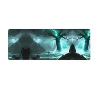 YYHWHJDE Tappetino per mouse extra large con stampa di un albero antico nella tempesta, 30,5 x 80 cm, per l'apprendimento del gioco in ufficio