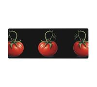 YYHWHJDE Tappetino per mouse extra large con stampe di pomodori in stile cartone animato, 30,5 x 80 cm, per l'apprendimento del gioco in ufficio