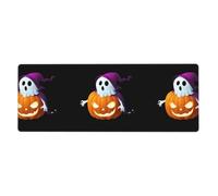 YYHWHJDE Tappetino per mouse XL con stampa fantasma sulla zucca, per computer, ufficio, tastiera da gioco, versione ispessita, 30,5 x 80 cm