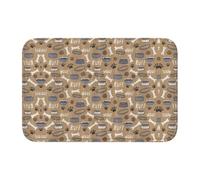 YYHWHJDE Tappetino per vasca da bagno con impronte di zampe, 40 x 60 cm, copertura per vasca da bagno ben realizzata per un comfort e uno stile semplice come una spa