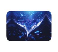 YYHWHJDE Tappeto in velluto con immagine di pesce diavolo che nuota, per camera da letto, salotto, dormitorio, decorazione per la casa