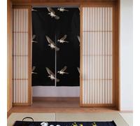 YYHWHJDE Tenda a due pezzi con motivo passeri che volano liberamente, 86,4 x 142,2 cm, tende in tessuto, lisce e non si stropicciano facilmente
