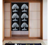 YYHWHJDE Tenda con immagine di un grande albero ricoperto di gelo, due pezzi impiombata 86,4 x 142,2 cm, tessuto divisorio per stanze, liscio e non si stropiccia facilmente