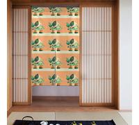 YYHWHJDE Tenda divisoria verde con stampa tartaruga per porta, protezione della privacy, adatta per cucina, bagno, stanza, 86,4 x 142,2 cm