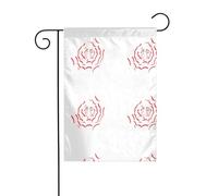 YYHWHJDE Terrore di notte Modello Giardino pennone esterno cortile decorazione fronte-retro 30,5 x 45,7 cm