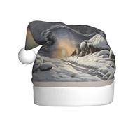 YYHWHJDE The bitter cold winter Prints Cappello di Natale per adulti qualità accessorio festivo realizzato morbido, leggero