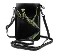 YYHWHJDE The Brave Mantis - Piccola borsa per cellulare, 19,3 x 12,4 cm, in pelle, con patta a tracolla, perfetta per passeggiate, campeggio