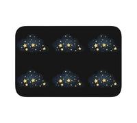 YYHWHJDE The Brightest Star in The Night Sky Picture Crystal Velvet Lock Edge Tappeto per camera da letto, salotto, dormitorio decorazione per la casa