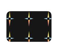 YYHWHJDE The Brightest Star in the Sky Picture Crystal Velvet Lock Edge Tappetino per pavimento per camera da letto, salotto, dormitorio, decorazione per la casa