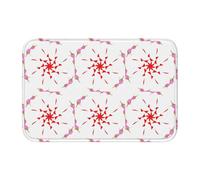 YYHWHJDE The Budding and Turning Flower Picture Crystal Velvet Lock Edge Tappetino per pavimento per camera da letto, salotto, dormitorio, decorazione per la casa