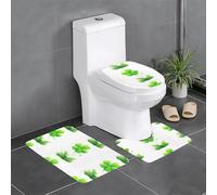 YYHWHJDE The Clover Sways in The Breeze Picture - Set di 3 tappetini da bagno e doccia, antiscivolo, ad asciugatura rapida